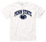 Penn State T-Shirt Arching Over Lion Head White Nittany Lions (PSU) 029PSU 