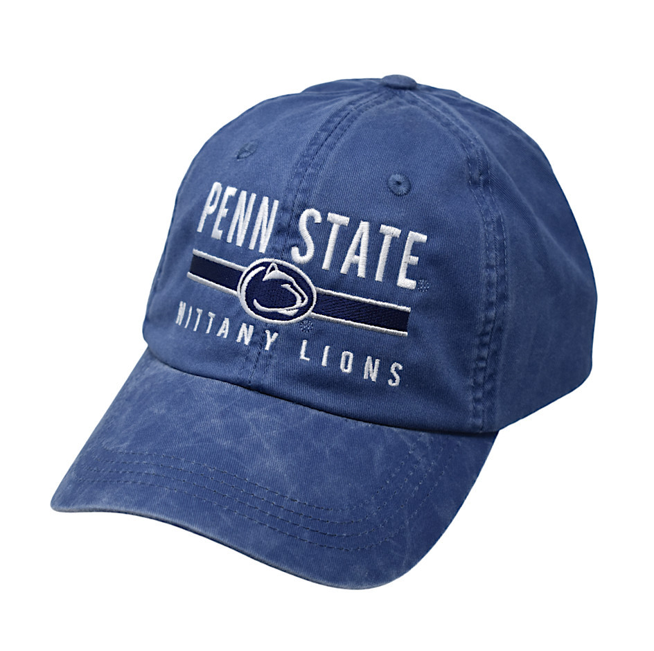 Columbia University Lions Blue Steel Waxed Cotton Adjustable Hat