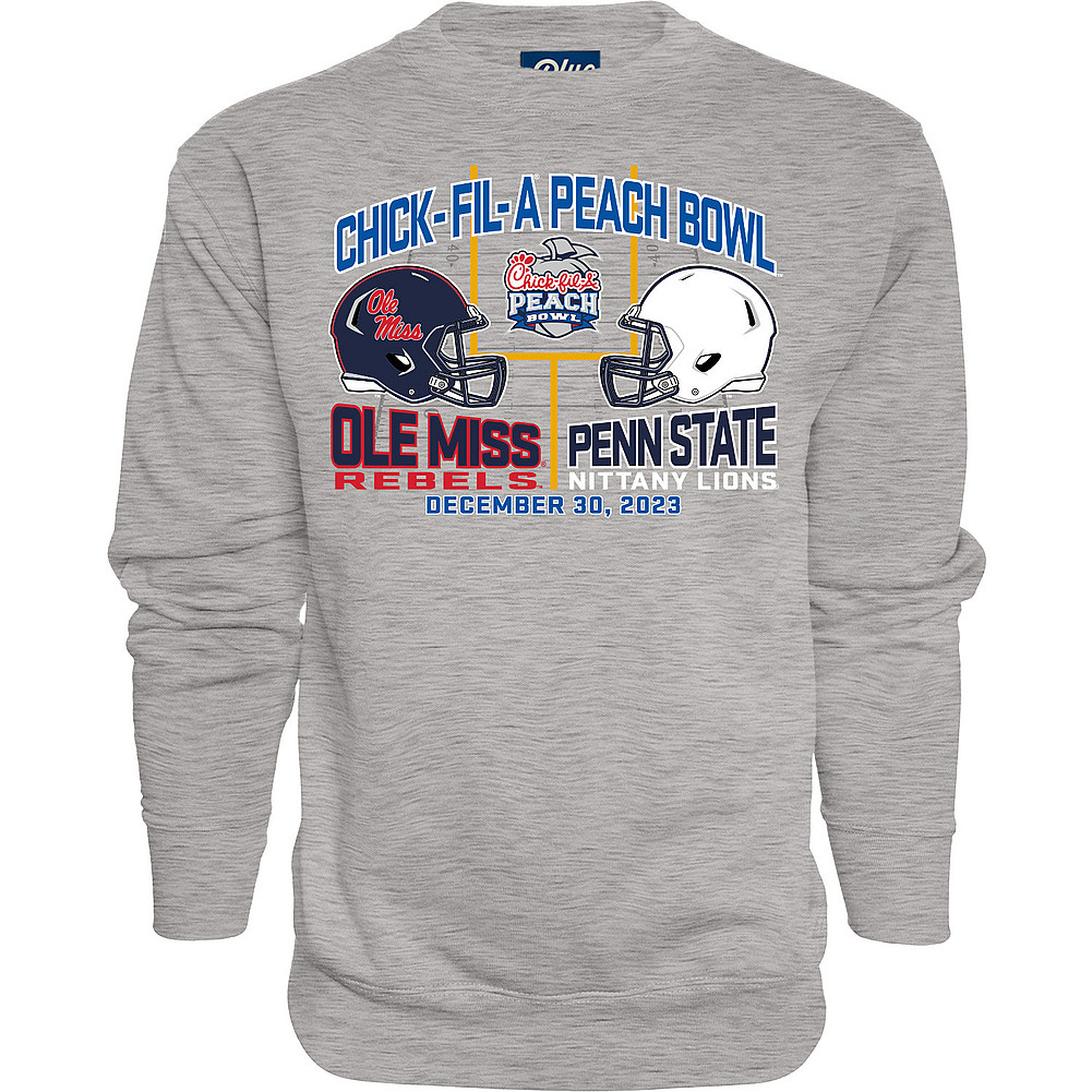 Penn State Nittany Lions 2023 Peach Bowl Dueling Crewneck Sweatshirt ...
