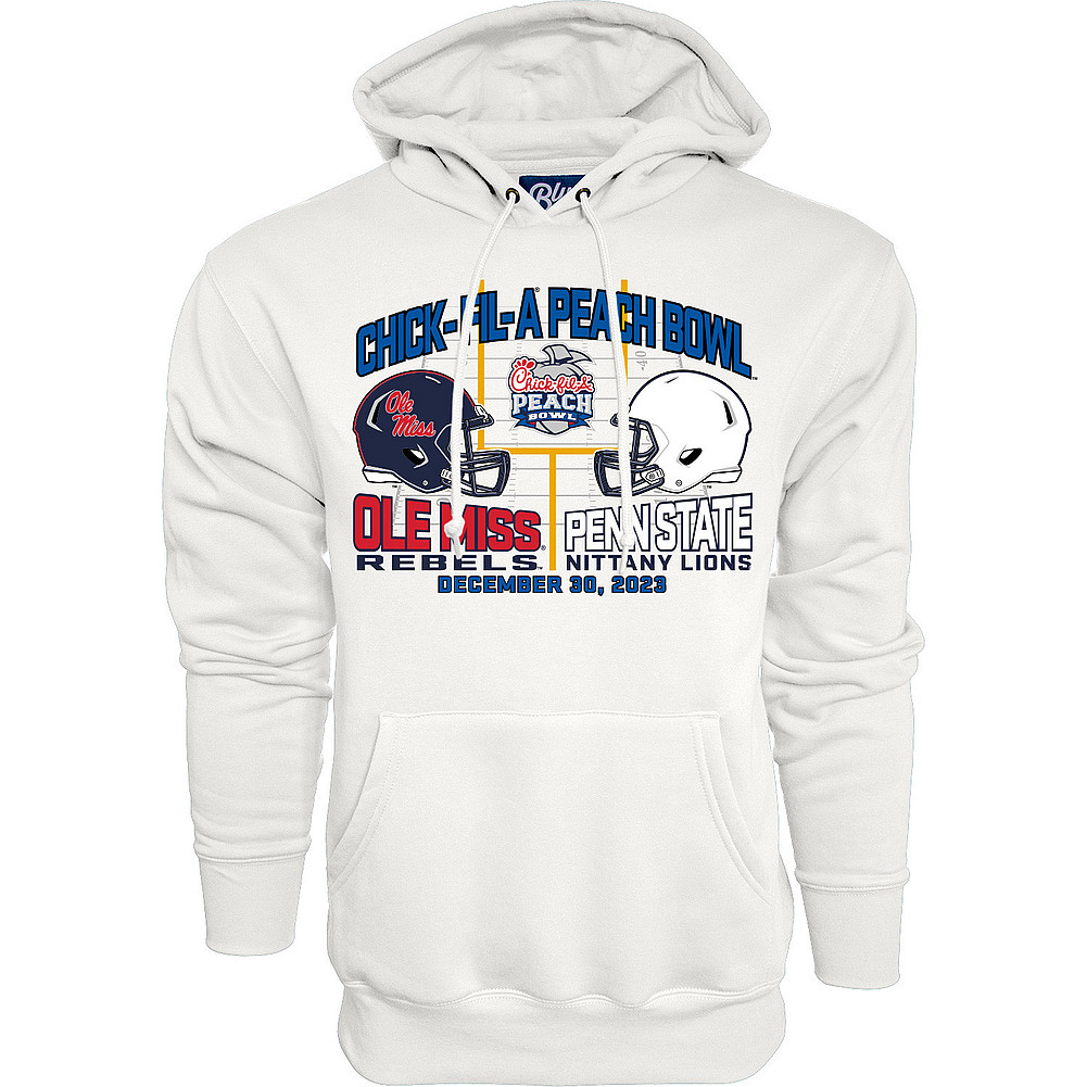 Penn State Nittany Lions 2023 Peach Bowl Dueling Hooded Sweatshirt ...