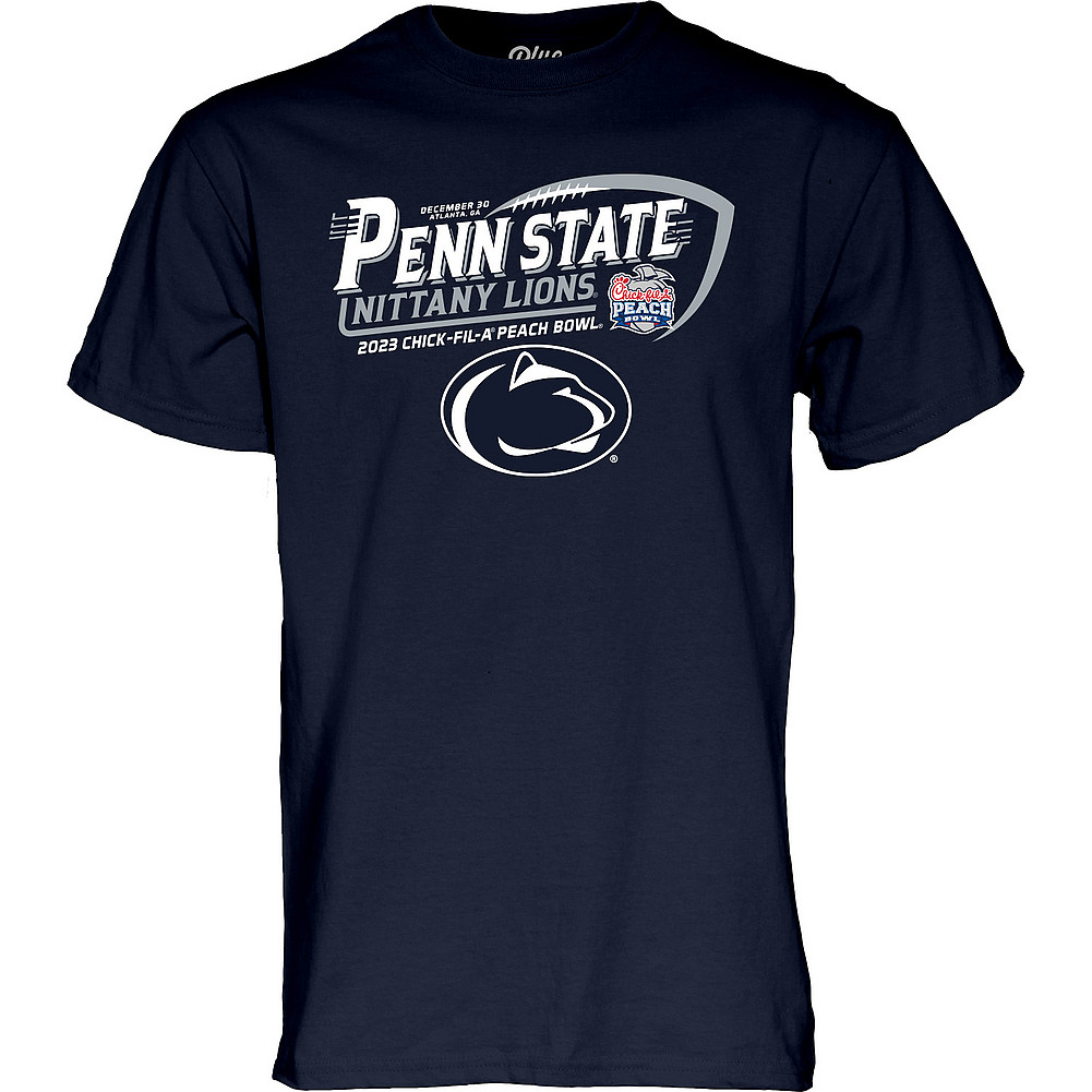 Penn State Nittany Lions Peach Bowl 2023 T-Shirt Navy Nittany Lions (PSU)
