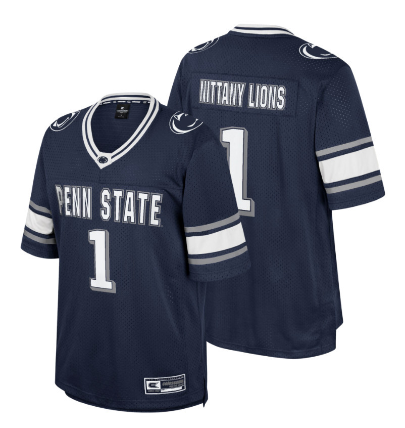 Penn State Nittany Lions Navy Basketball Jersey