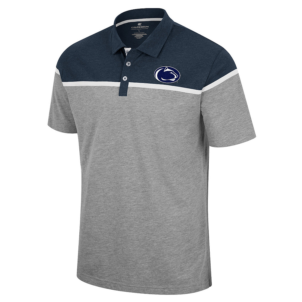 Penn State Mens Color Block Chamberlain Polo Nittany Lions (PSU)