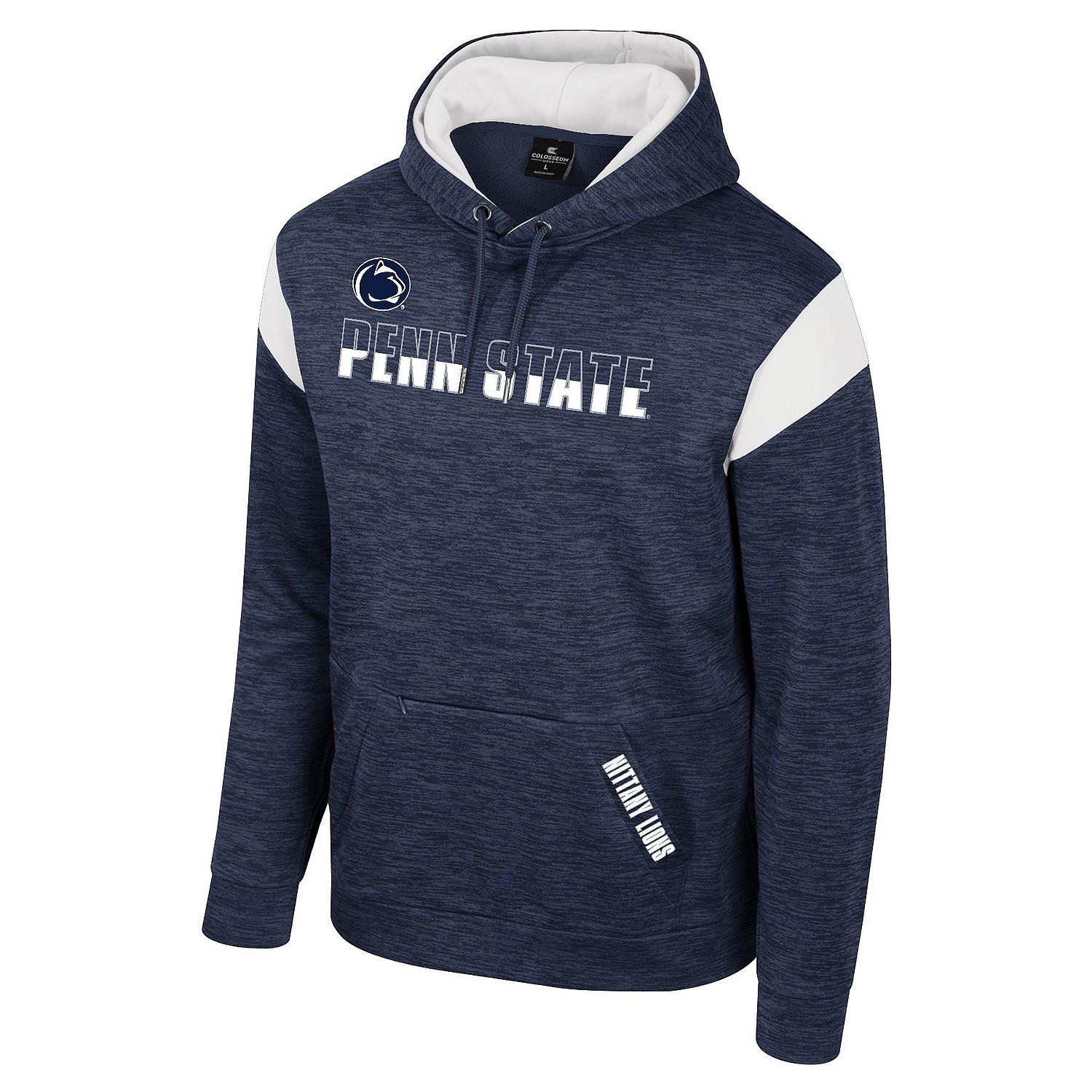 Penn State Nittany Lions Performance Marled Static Fleece Hooded ...