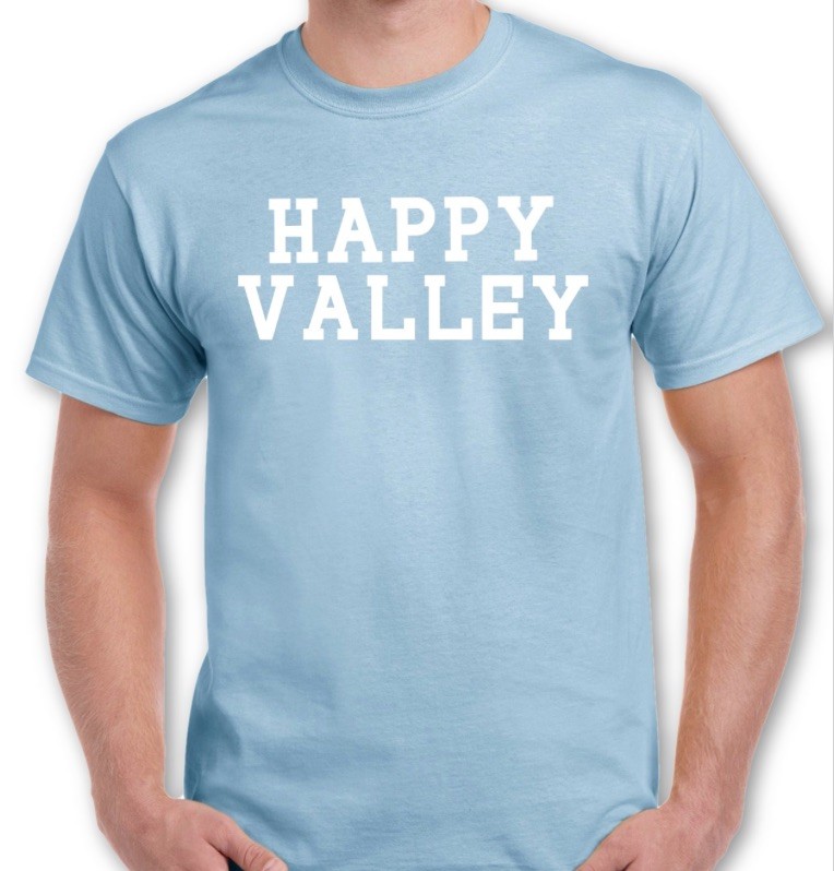 Penn State Happy Valley Light Blue Tshirt Nittany Lions (PSU)