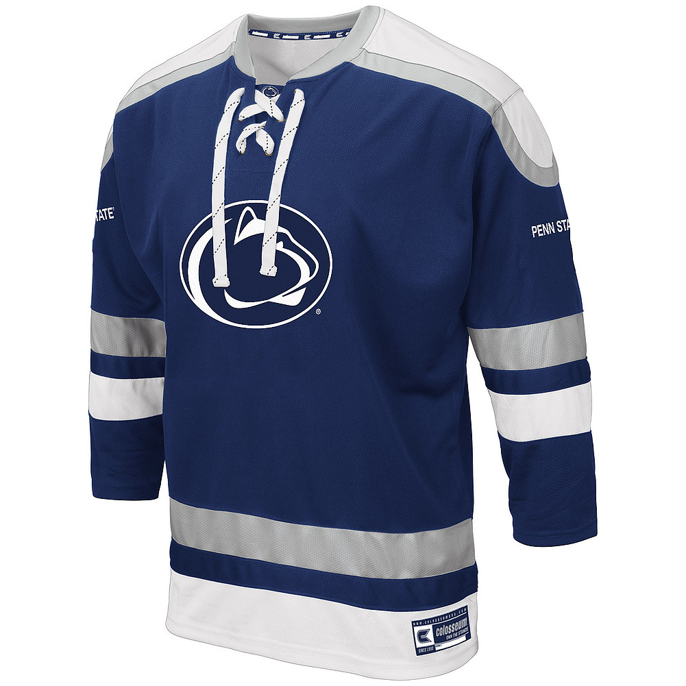 Download Penn State Mens Embroidered Athletic Hockey Jersey Nittany ...