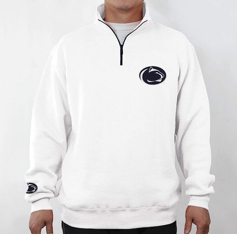 Penn state men's quarter zip clearance