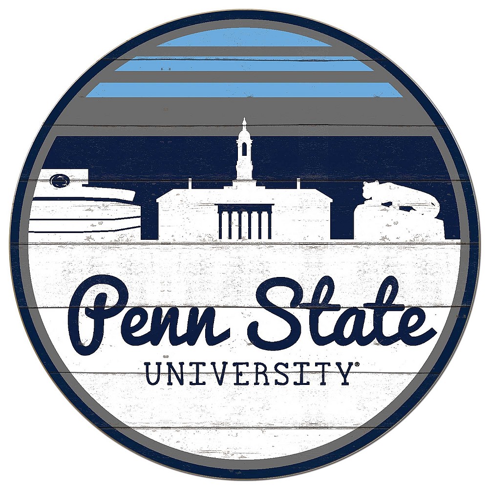 Penn State Nittany Lions Banner - Official Licensed 17.5x48 Inch Team Banner With Poles