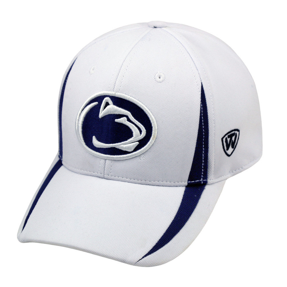 Penn State Performance Hat White With Navy Nittany Lions (PSU)