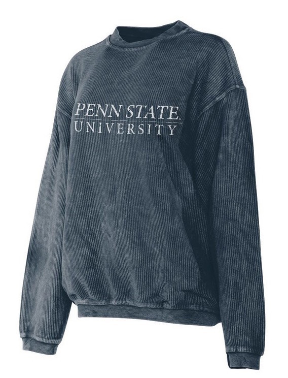 Penn State University Corded Crew Sweatshirt Navy Nittany Lions (PSU)
