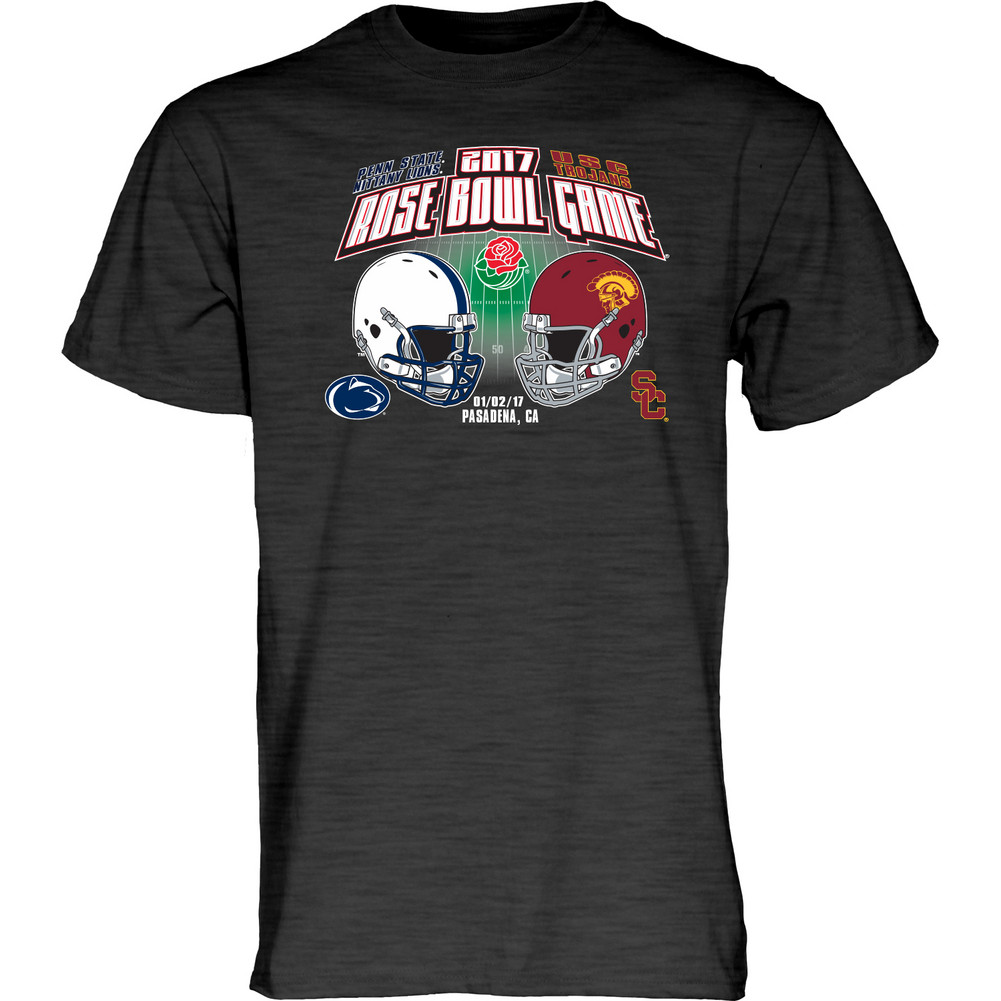Penn State Vs USC Rose Bowl T Shirt Dark Heather Nittany Lions (PSU