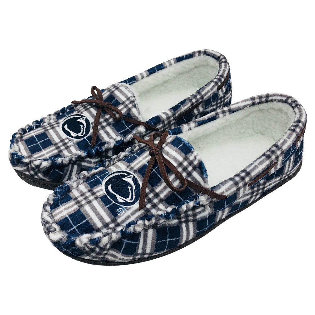 Penn State Women's Plaid Moccasin 