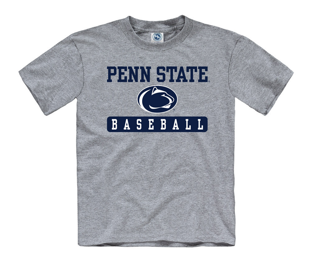 Nittany Outlet Penn State Youth Baseball T-Shirt Grey