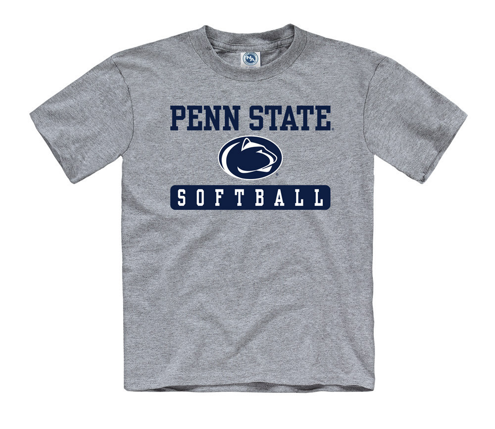 Penn State Youth Softball T-Shirt Grey Nittany Lions (PSU)