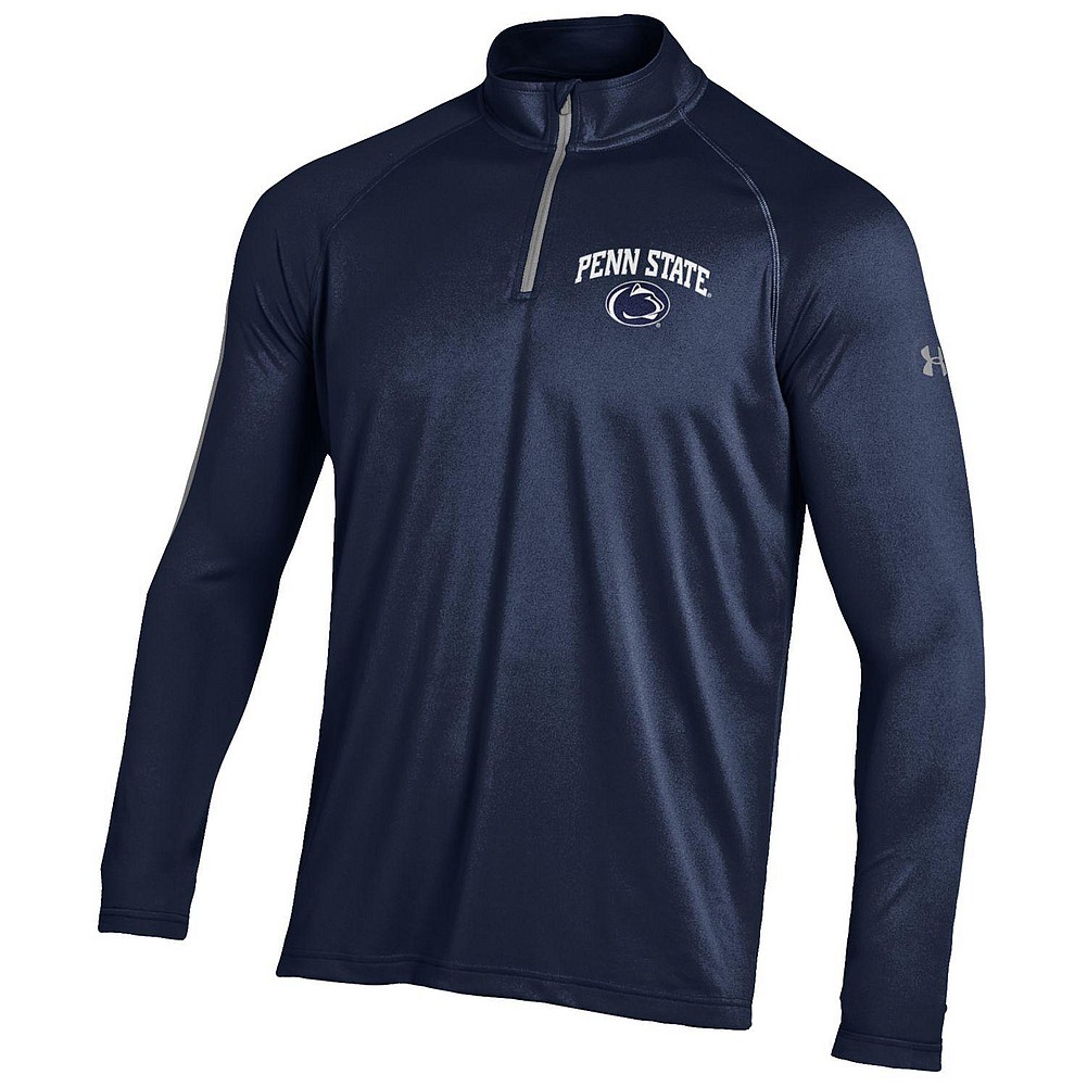Penn State Mens Quarter Zip Long Sleeve Shirt Navy Nittany Lions (PSU)