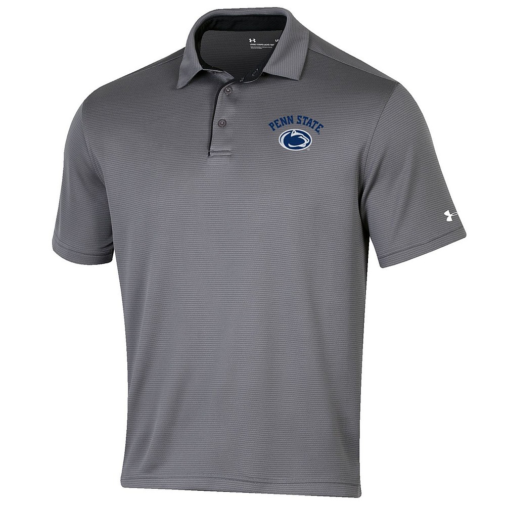 Penn State Under Armour Tech Performance Polo Graphite Nittany Lions (PSU)