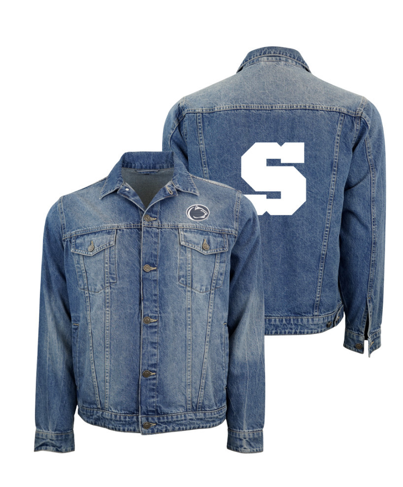 Penn State Embroidered Roadie Denim Jacket Nittany Lions (PSU)