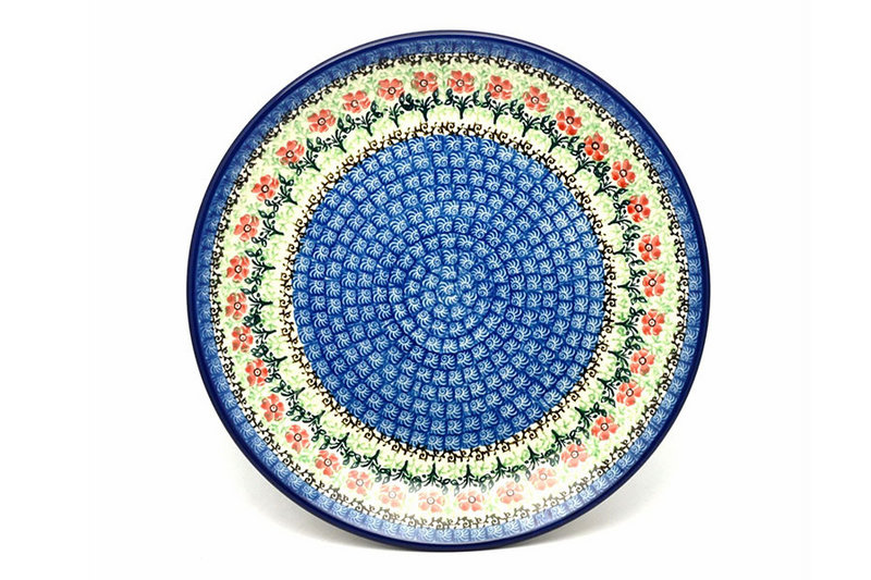 10 1/2"W
 Polish Pottery Plate - Dinner (10 1/2") - Maraschino 223-1916a (10 1/2"W
)