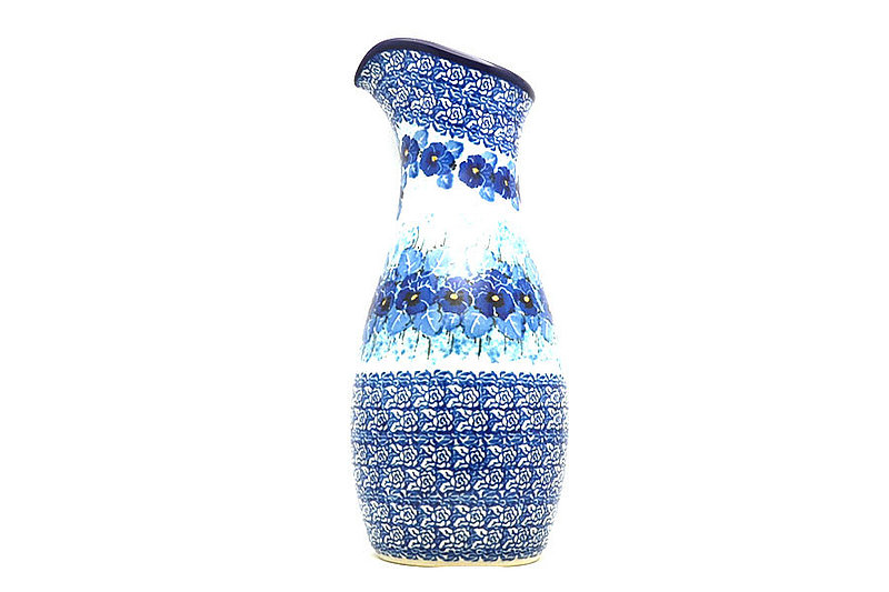 10 3/8"H x 4 1/2"W (neck 2 1/2"W)
 Polish Pottery Carafe - 2 1/2 pint - Unikat Signature - U3639 D18-U3639 (10 3/8"H x 4 1/2"W (neck 2 1/2"W)
)