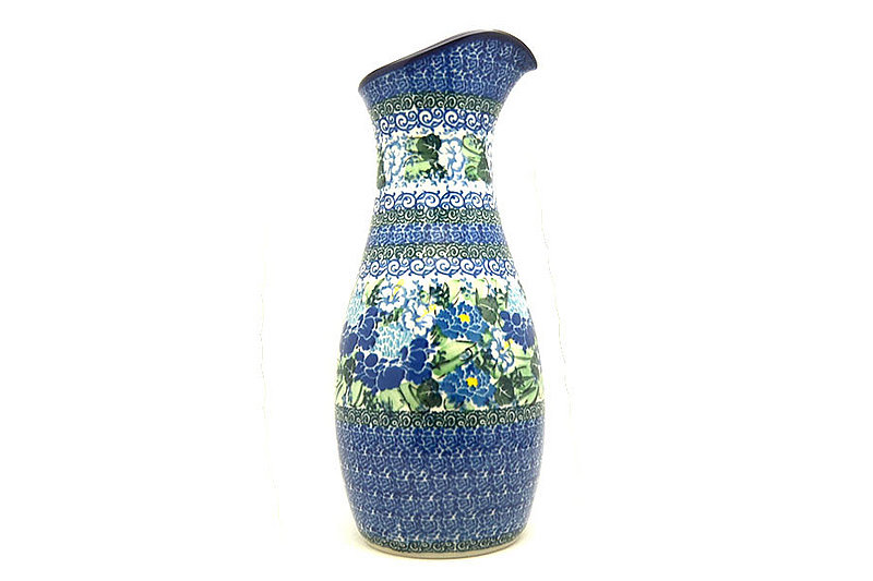 10 3/8"H x 4 1/2"W (neck 2 1/2"W)
 Polish Pottery Carafe - 2 1/2 pint - Unikat Signature - U5138 D18-U5138 (10 3/8"H x 4 1/2"W (neck 2 1/2"W)
)