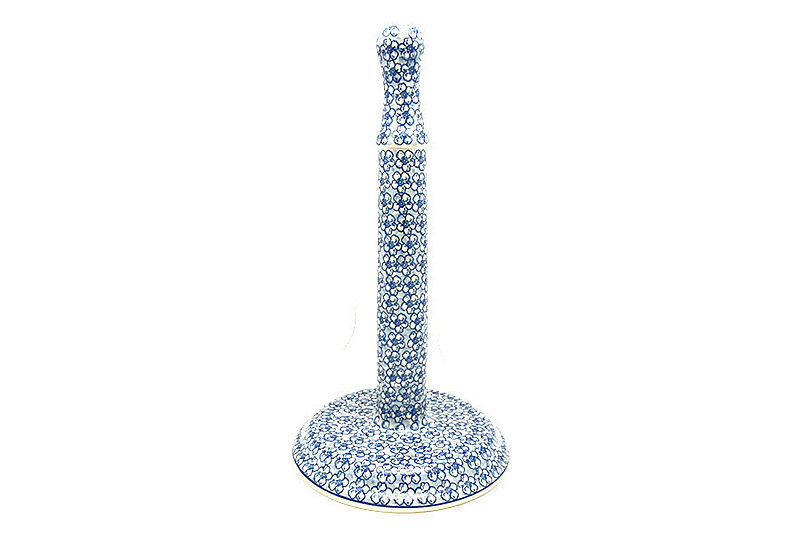 13"H x 7"W
 Polish Pottery Paper Towel Holder - Daisy Flurry 834-2176a (13"H x 7"W
)