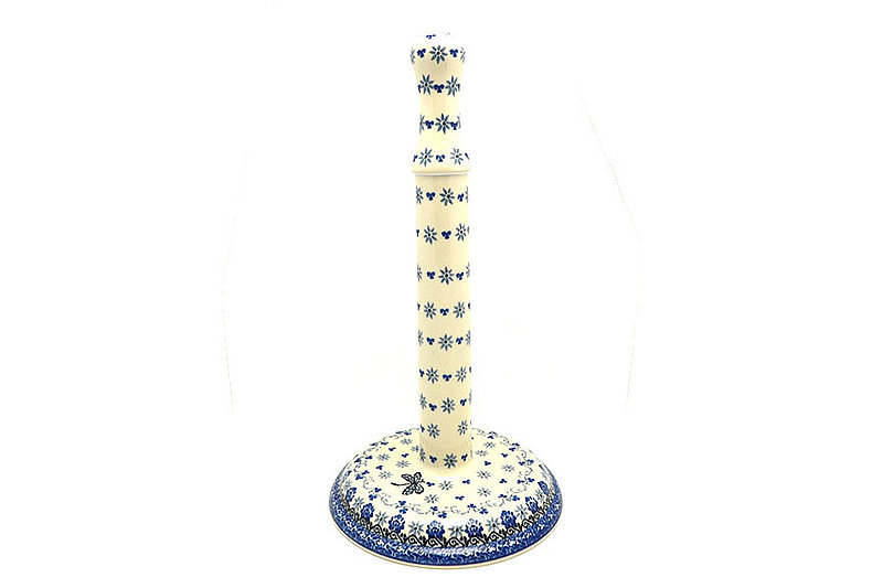13"H x 7"W
 Polish Pottery Paper Towel Holder - Dragonfly 834-2009a (13"H x 7"W
)