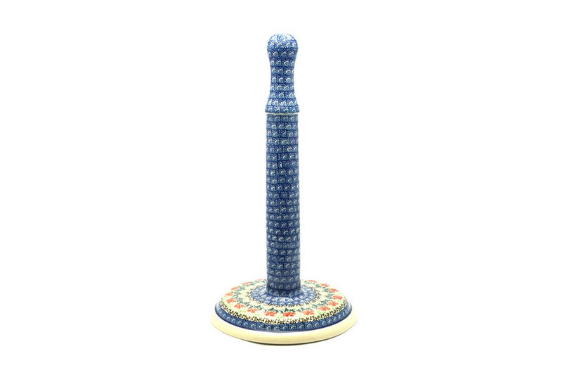 13"H x 7"W
 Polish Pottery Paper Towel Holder - Maraschino 834-1916a (13"H x 7"W
)