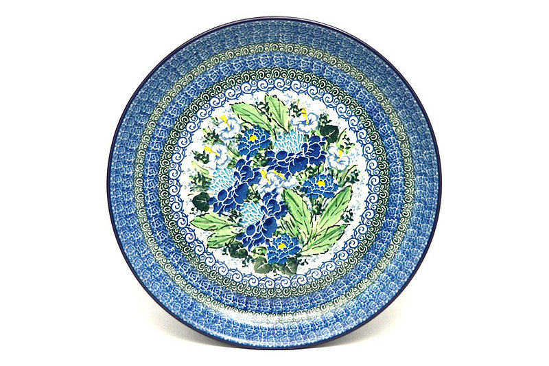 1 1/4""H x 9 1/2"W
 Polish Pottery Plate - 9 1/2" Luncheon - Unikat Signature U5138 302-U5138 (1 1/4""H x 9 1/2"W
)