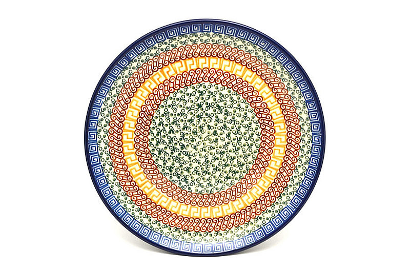 1"H x 10"W
 Polish Pottery Plate - 10" Dinner - Autumn 257-050a (1"H x 10"W
)