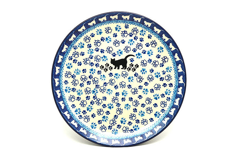 1"H x 10"W
 Polish Pottery Plate - 10" Dinner - Boo Boo Kitty 257-1771a (1"H x 10"W
)