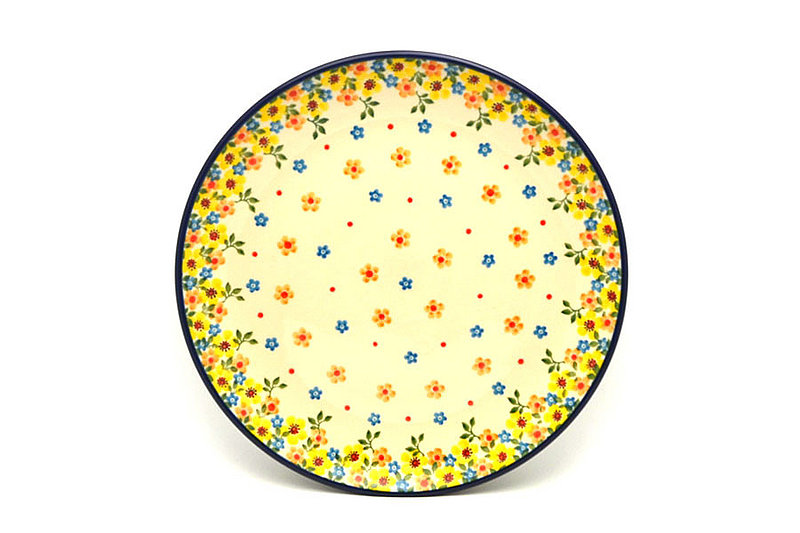1"H x 10"W
 Polish Pottery Plate - 10" Dinner - Buttercup 257-2225a (1"H x 10"W
)