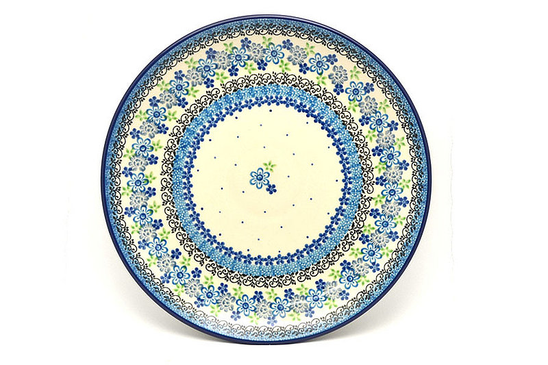 1"H x 10"W
 Polish Pottery Plate - 10" Dinner - Flower Works 257-2633a (1"H x 10"W
)