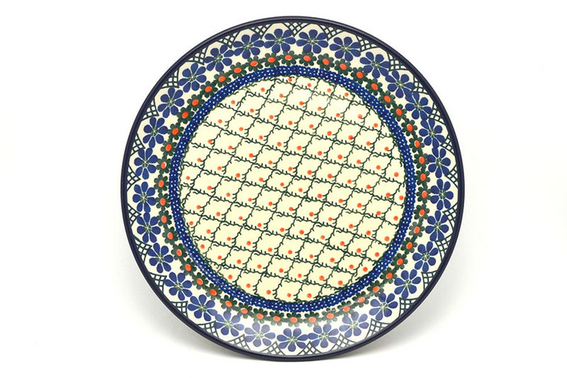 1"H x 10"W
 Polish Pottery Plate - 10" Dinner - Primrose 257-854a (1"H x 10"W
)