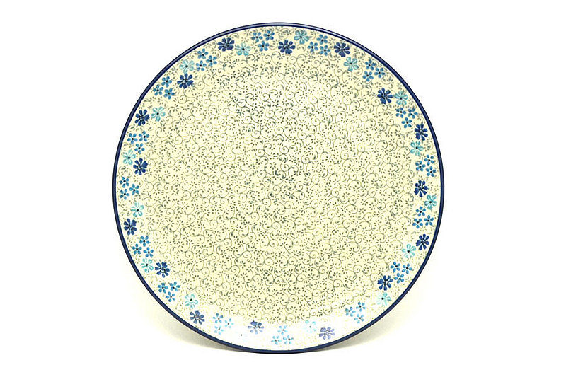 1"H x 10"W
 Polish Pottery Plate - 10" Dinner - Sea Blossom 257-2612a (1"H x 10"W
)
