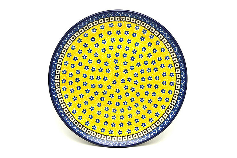 1"H x 10"W
 Polish Pottery Plate - 10" Dinner - Sunburst 257-859a (1"H x 10"W
)