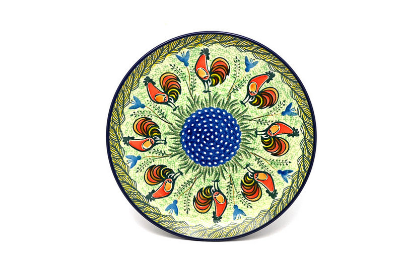 1"H x 10"W
 Polish Pottery Plate - 10" Dinner - Unikat Signature - U2663 257-U2663 (1"H x 10"W
)