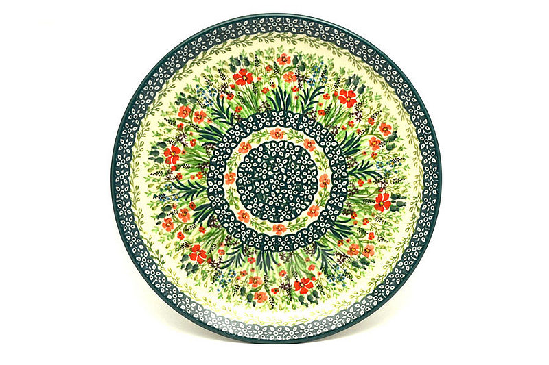1"H x 10"W
 Polish Pottery Plate - 10" Dinner - Unikat Signature - U4335 257-U4335 (1"H x 10"W
)