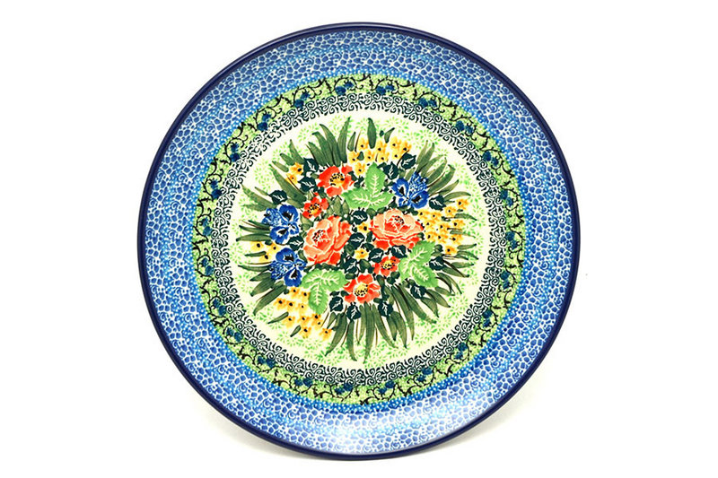 1"H x 10"W
 Polish Pottery Plate - 10" Dinner - Unikat Signature - U4400 257-U4400 (1"H x 10"W
)