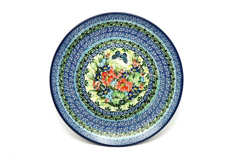 1"H x 10"W
 Polish Pottery Plate - 10" Dinner - Unikat Signature - U4553 257-U4553 (1"H x 10"W
)