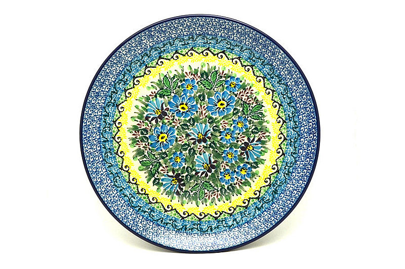 1"H x 10"W
 Polish Pottery Plate - 10" Dinner - Unikat Signature - U4613 257-U4613 (1"H x 10"W
)