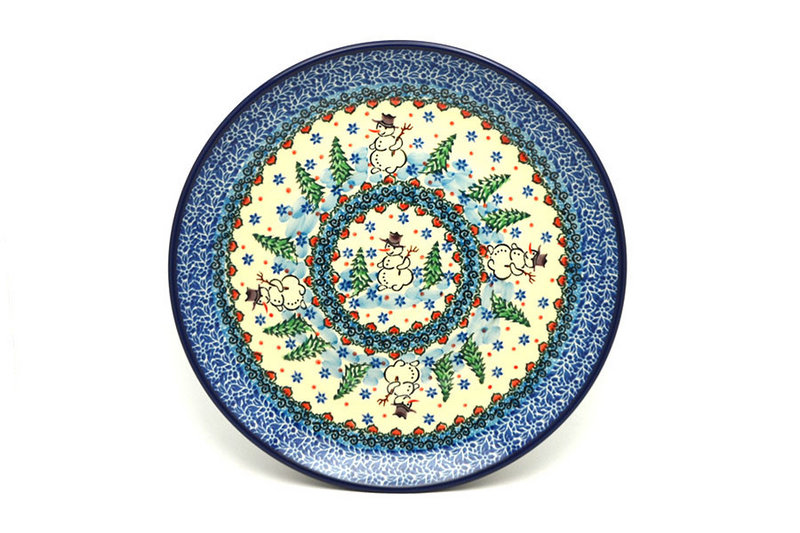 1"H x 10"W
 Polish Pottery Plate - 10" Dinner - Unikat Signature - U4661 257-U4661 (1"H x 10"W
)