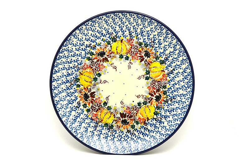 1"H x 10"W
 Polish Pottery Plate - 10" Dinner - Unikat Signature - U4741 257-U4741 (1"H x 10"W
)