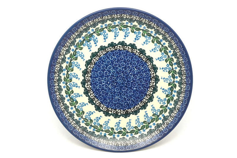 1"H x 10"W
 Polish Pottery Plate - 10" Dinner - Wisteria 257-1473a (1"H x 10"W
)