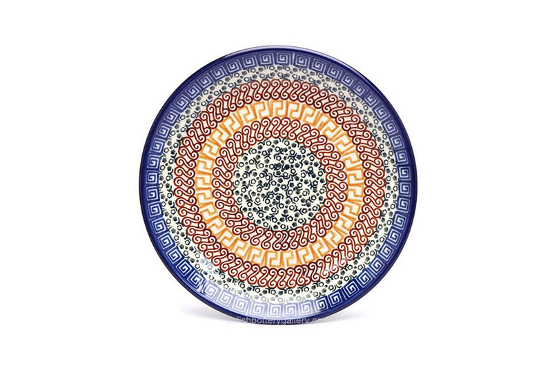 1"H x 7 3/4"W
 Polish Pottery Plate - Salad/Dessert (7 3/4") - Autumn 086-050a (1"H x 7 3/4"W
)