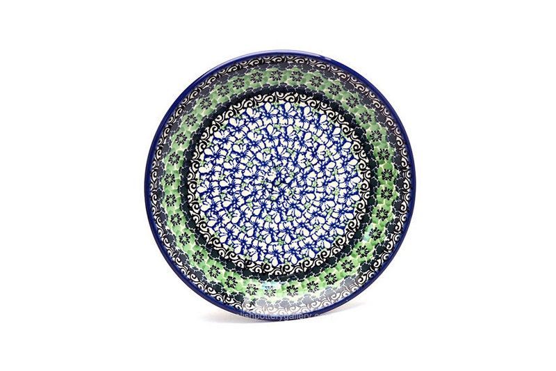 1"H x 7 3/4"W
 Polish Pottery Plate - Salad/Dessert (7 3/4") - Kiwi 086-1479a (1"H x 7 3/4"W
)