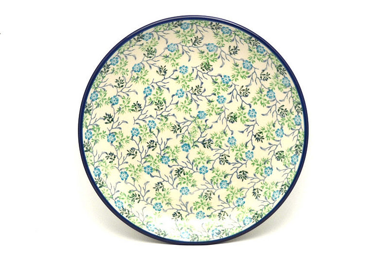 1"H x 7 3/4"W
 Polish Pottery Plate - Salad/Dessert (7 3/4") - Summer Ivy 086-2814a (1"H x 7 3/4"W
)