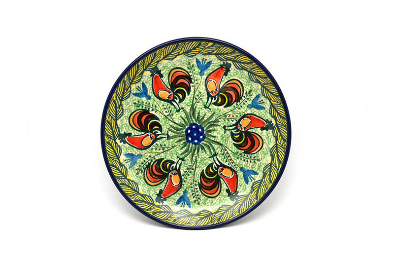 1"H x 7 3/4"W
 Polish Pottery Plate - Salad/Dessert (7 3/4") - Unikat Signature U2663 086-U2663 (1"H x 7 3/4"W
)