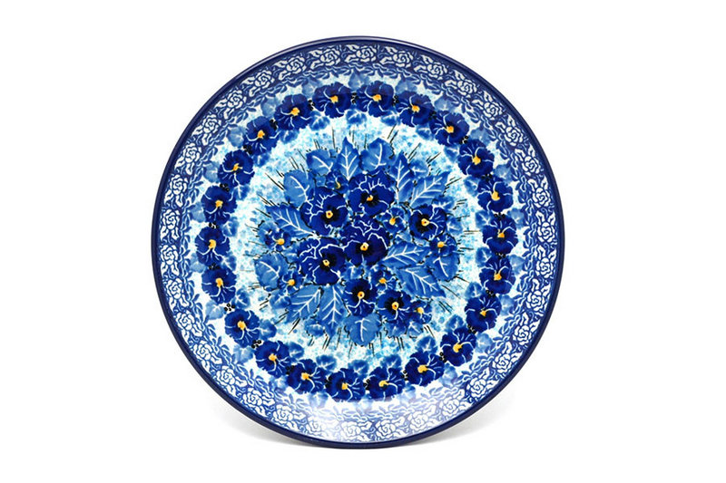 1"H x 7 3/4"W
 Polish Pottery Plate - Salad/Dessert (7 3/4") - Unikat Signature U3639 086-U3639 (1"H x 7 3/4"W
)