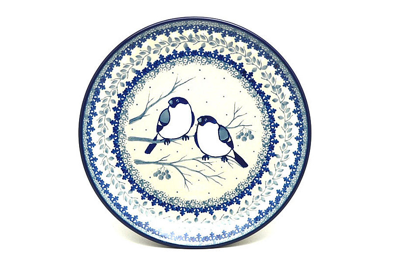 1"H x 7 3/4"W
 Polish Pottery Plate - Salad/Dessert (7 3/4") - Unikat Signature U4830 086-U4830 (1"H x 7 3/4"W
)