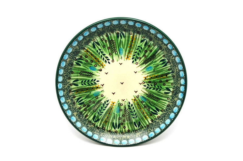 1"H x 7 3/4"W
 Polish Pottery Plate - Salad/Dessert (7 3/4") - Unikat Signature U803 086-U0803 (1"H x 7 3/4"W
)